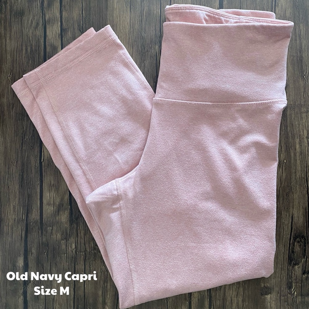 Women’s pink, size M,  Old Navy Leggings.